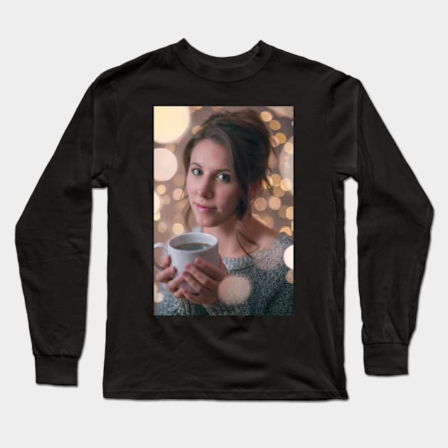 Morning Coffee Long Sleeve T-Shirt by jswolfphoto